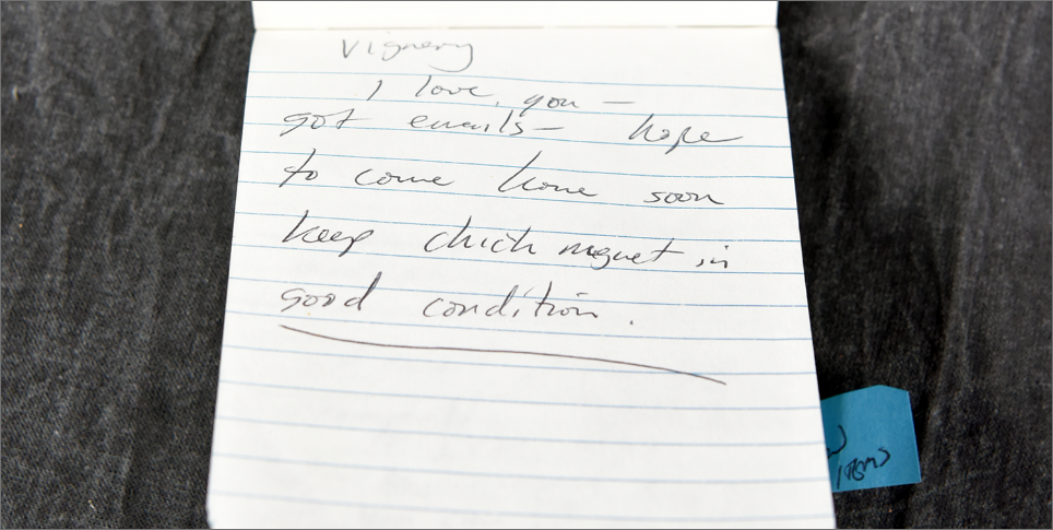 Handwritten note
