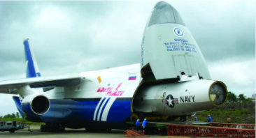 Disassembled aircraft
