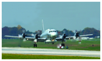 Airplane taking off