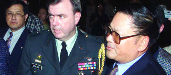 General Sealock with Chinese Director