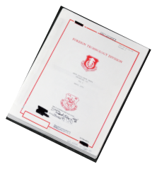 The white cover of a Foreign Technology Division report, featuring the division's crest. Sections of the text, including signatures, have been redacted.