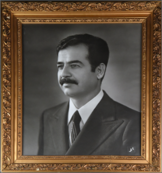 Saddam Hussein portrait