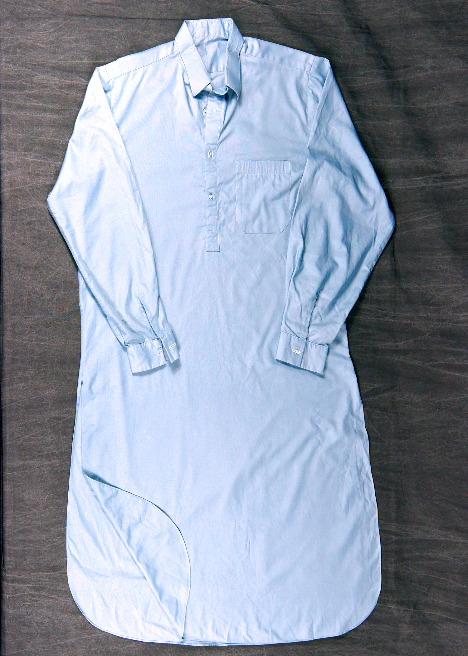 Image of a white dress or garb.