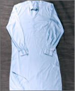 Image of a white dress or garb.