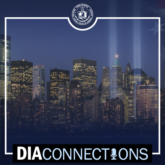 Image of New York City with title. D-I-A Connections.
